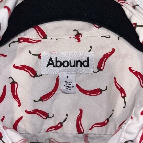 Abound Men's Red Hot Chili Peppers Short Sleeve Button Down Shirt - Picture 7 of 10